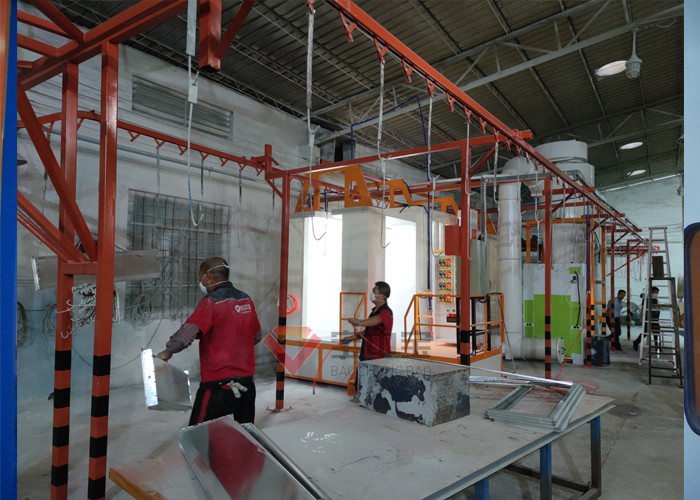 Cheap Powder Coating Line Automatic Spray Gun For Metal Factory Powder Coating Oven wholesale