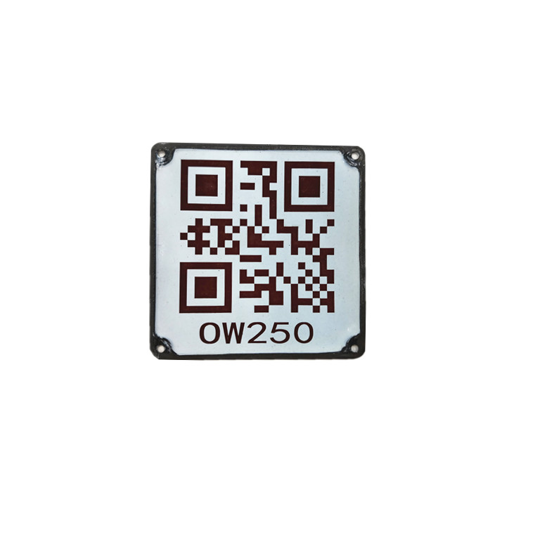 Cheap Square Permanent Tracking Barcode Tag 100x100mm For Delivery Truck wholesale