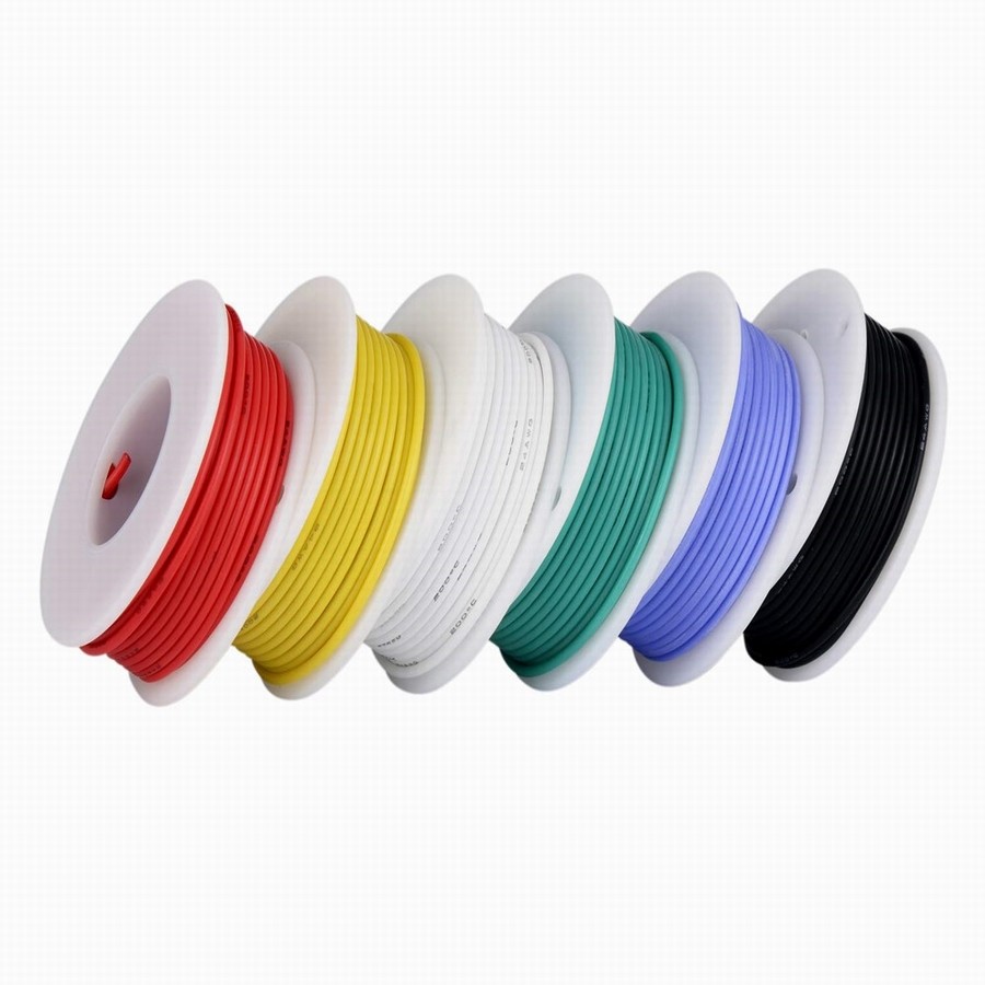 China Hook Up Flexible ISO9001 24 Gauge Electrical Wire Kit 300V High efficiency for sale