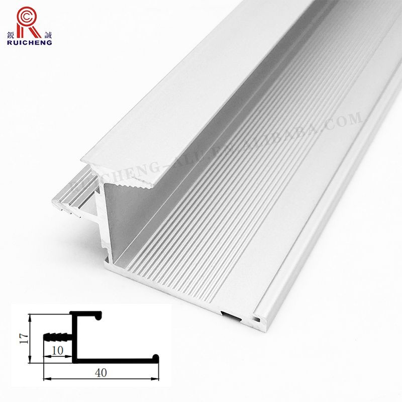 China G Aluminium Profile Handle For Sliding Wardrobe Doors 3.6m Length on sale