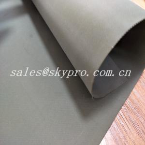 China Custom Wear Resistant Hypalon Rubber Sheet Neoprene Fabric Roll , Hardness 68±5 on sale