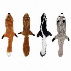 China Plush Dog Toys, Stuffing-free with Squeakers Add Fun on sale