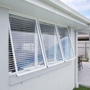 Cheap White Exterior Aluminum Window Awnings Vertical Swing Open wholesale