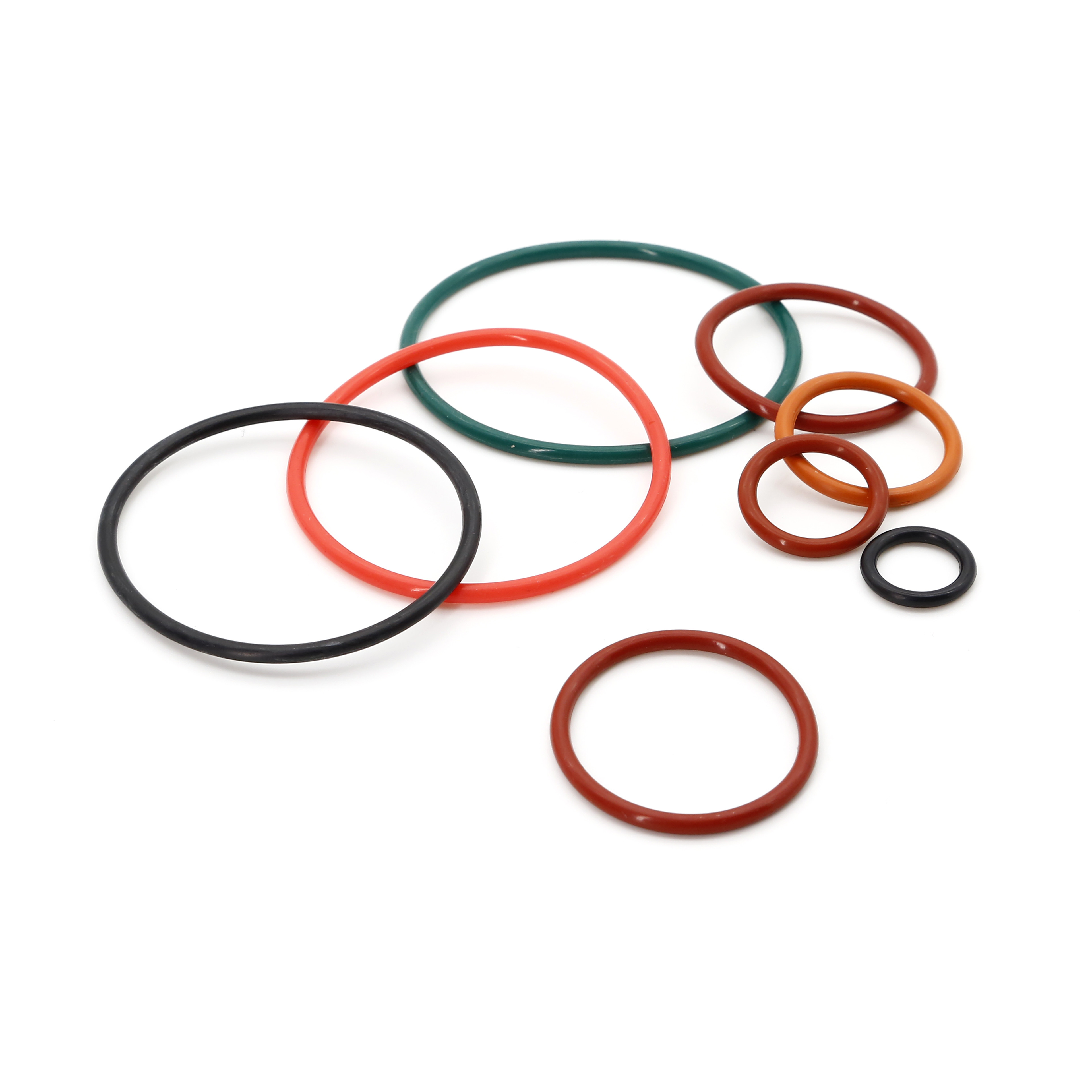 China 250C Temperature Resistance Silicone Rubber O Ring Customized Size For Auto Cars on sale