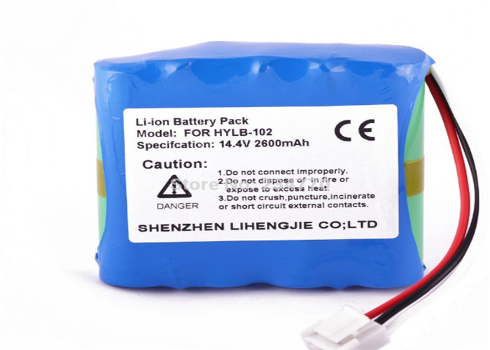China 14.4v 2600mAh Ecg Machine Battery , Rechargeable Ecg Battery Pack Replacement on sale
