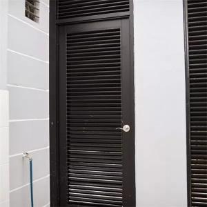 Cheap 1.2mm Black Color Internal Window Louvers Toughened Terrace European Style wholesale