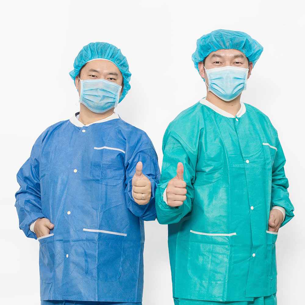 Cheap Nonwoven Sterile Medical Scrub Suits EO Sterile Disposable Medical Uniforms wholesale