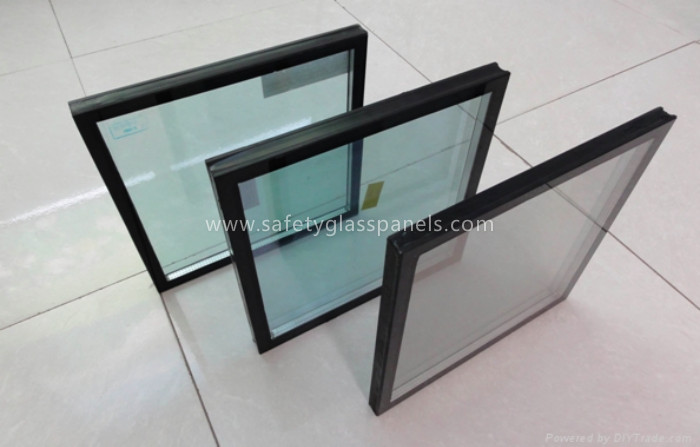 China Commercial Clear Double Pane Insulated Glass Door And Curtain Wall Glass for sale
