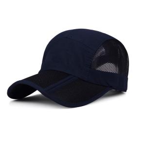 Cheap Light Weight 5 Panel Camper Hat Sports Style Blank Mesh Back Breathable wholesale