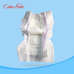 China SAP Disposable Baby Nappy PE Backsheet Breathable Organic Disposable Diapers on sale