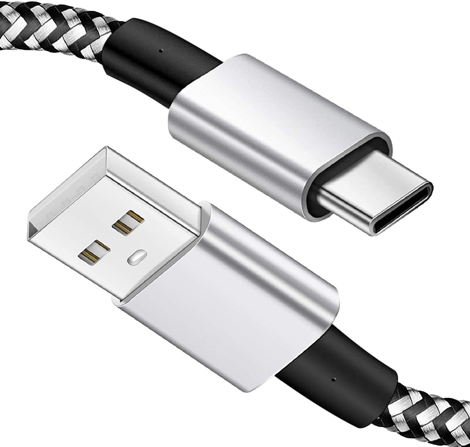 Nylon Braided Straight USB Cable 3m 10ft Type C Fast Charging for sale