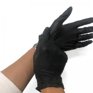 China No allergies Class I Sterile Nitrile Surgical Gloves / Black Nitrile Gloves Xl on sale