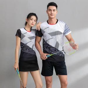Cheap Good quality customized sublimation tennis wear/jersey women tennis uniform custom logo tennis uniform for men wholesale
