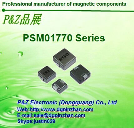 Cheap PSM1770 Series 1.5~68uH Iron alloy Molding SMD High Current Inductors Chokes Square Size wholesale