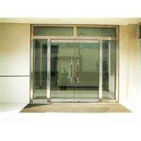 China Aluminum Frame Glass Partition Walls Pivot Floor Glass Spring Door for sale
