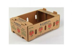 Cheap Eco - Friendly Vegetables Packing Boxes , Plain Cardboard Boxes For Food Packaging wholesale