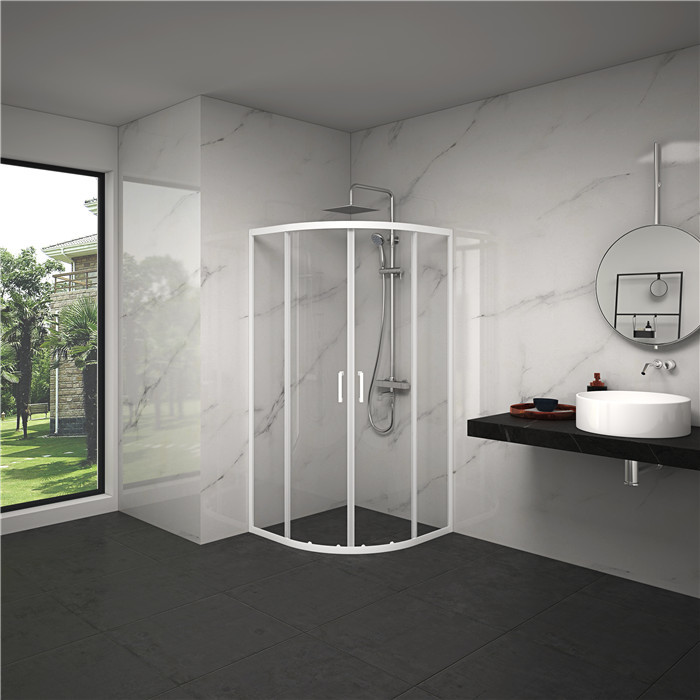 Cheap 6mm tempered glass 900x900x2000mm Bathroom Curved Corner Shower Enclosure , Shower And Bath Enclosures wholesale