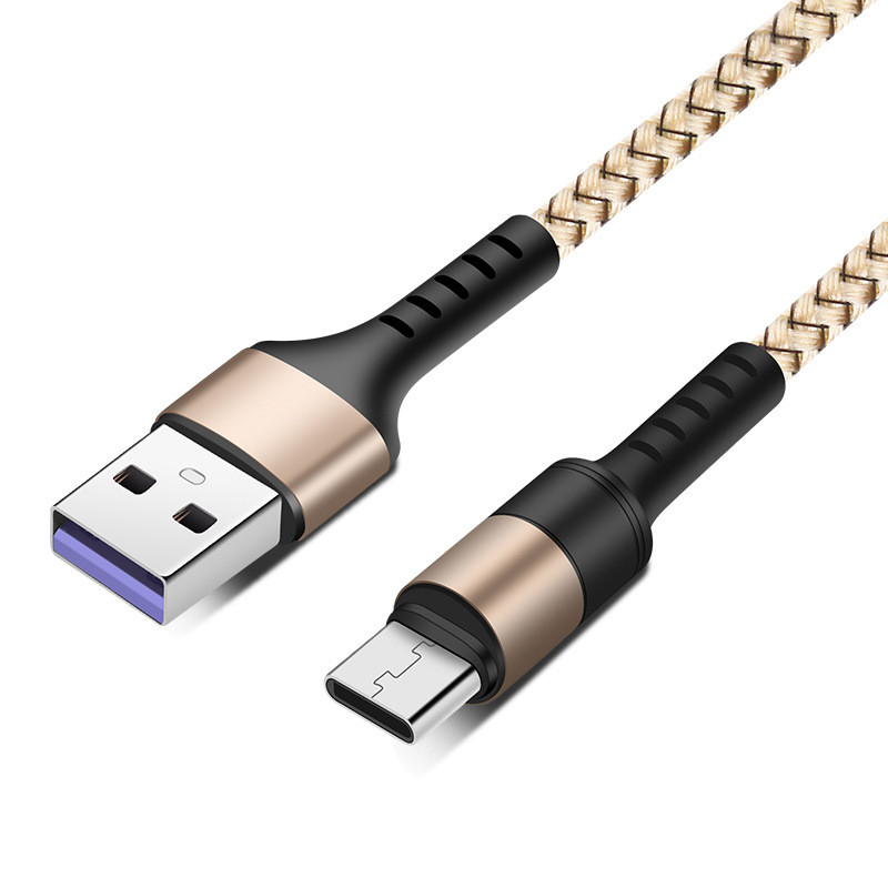 USB 3.0 Nylon Charging Cable , Nylon Braided Micro Usb Cable For Samsung Phone for sale