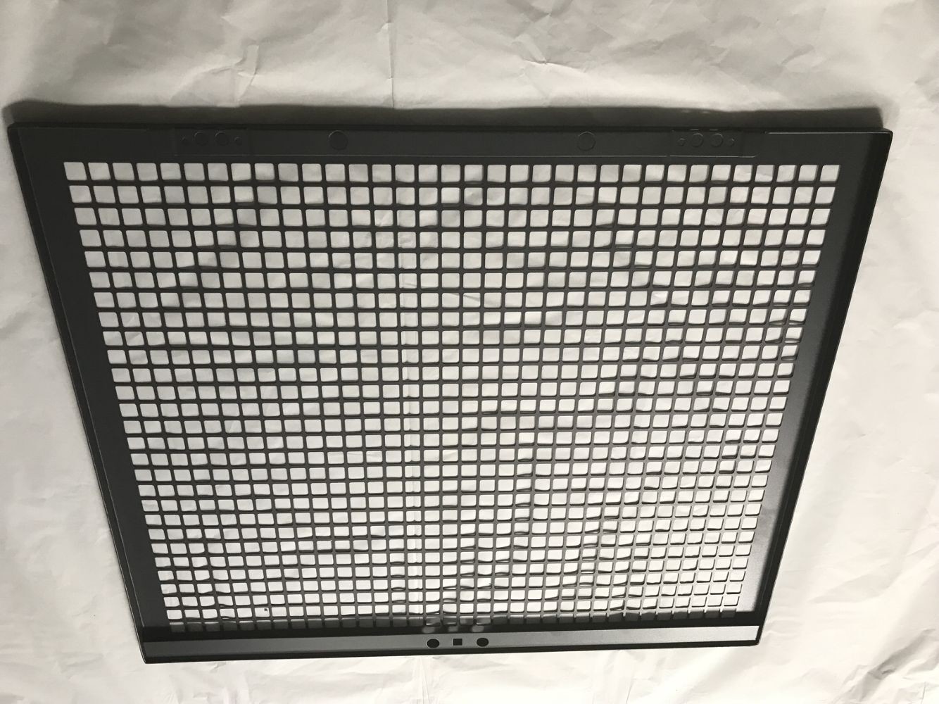 Cheap Back Metal Grid Plate Custom Sheet Metal Fabrication For Household Appliance wholesale