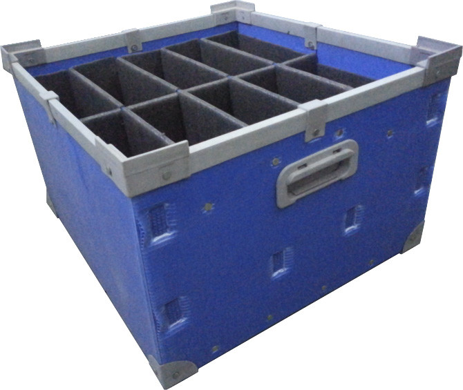 Buy cheap Waterproof pp correx plastic black folding stackable moving boxes from wholesalers