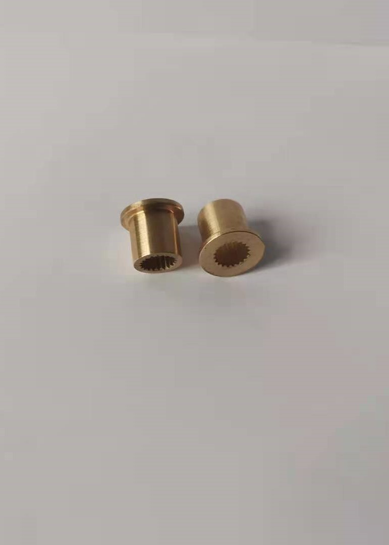 Cheap Customized D11mm Kitchen Tap Components , Brass Cover With Teeth wholesale