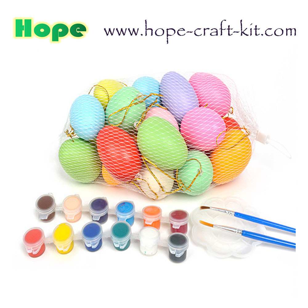 Cheap Assorted colors Solid Wooden Easter eggs for kids children DIY Graffiti painging can be with wholesale