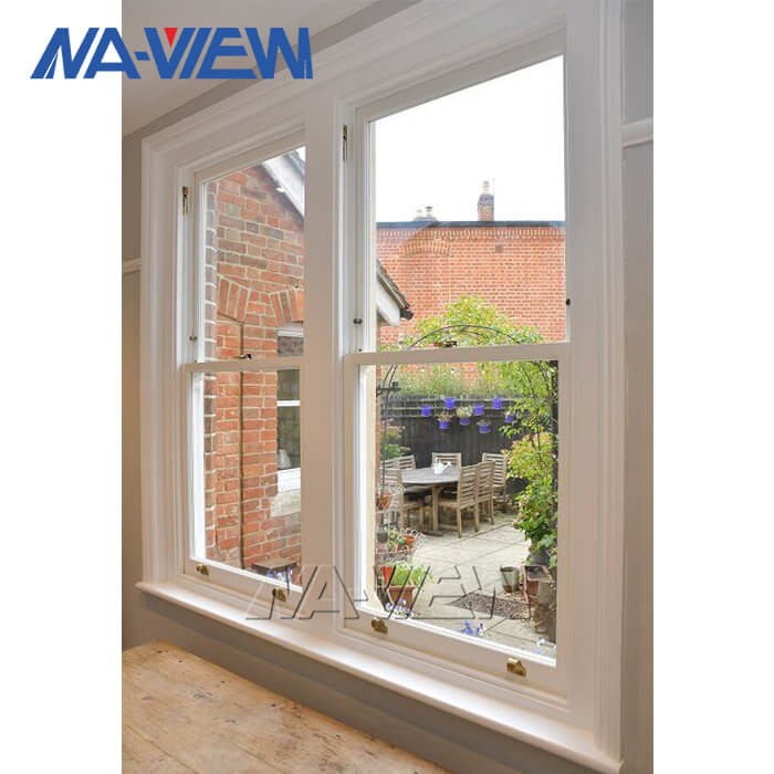 China Naview Latest Design Large Energy Saving Types Of Double Hung Windows Custom Low Price for sale
