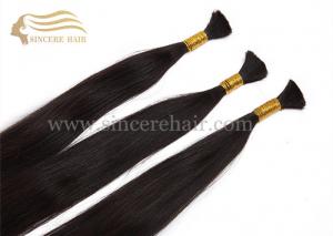 China 20 Natural Virgin Human Hair Extensions Bulk Hair for sale, 20 Black Natural Real Virgin Hair Bulk Extensions For Sale on sale