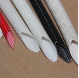 China Extruded Silicone rubber fiberglass sleeving for sale