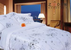Cheap White Cotton Bed Linen Super King Size 100% Egyptian And 300GSM With 350TC wholesale