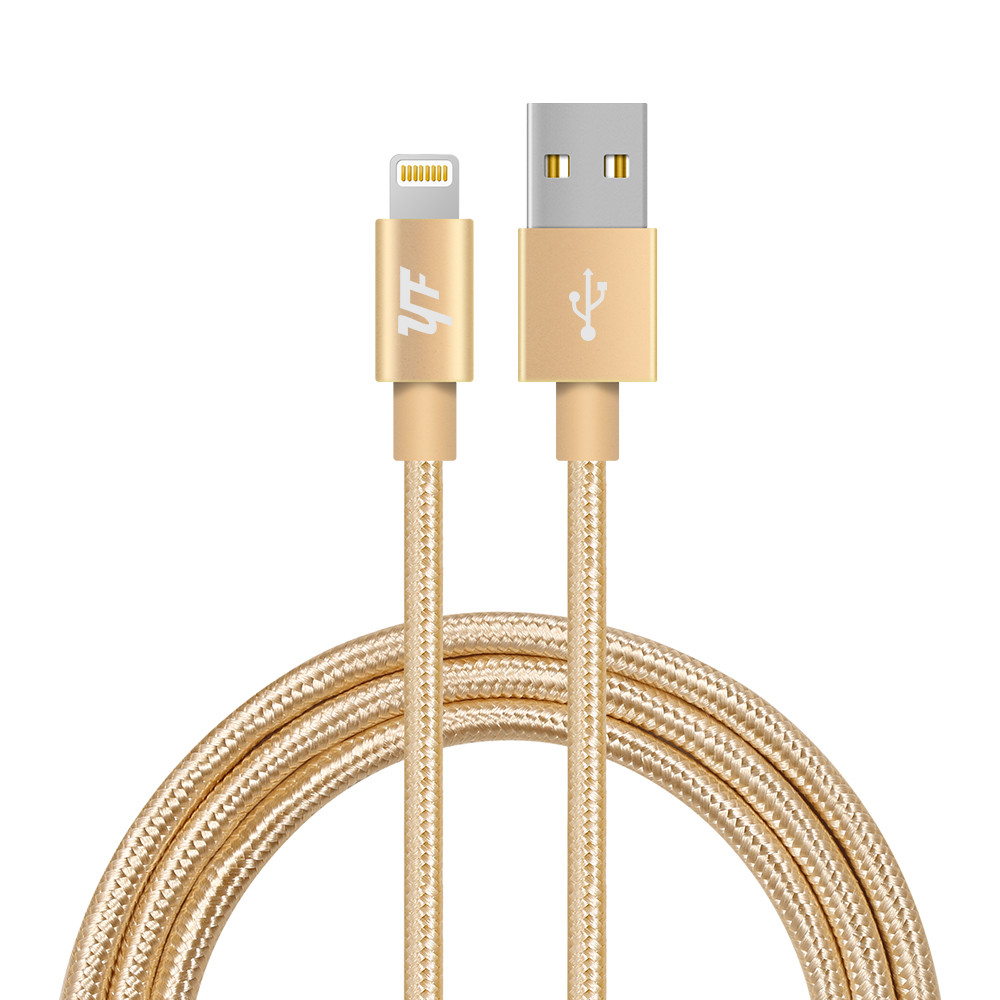 Multiple Color MFI Usb to Lightning Cable 2A Data Cord OEM ODM 3.3ft for sale