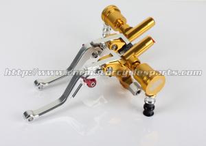 China CNC Aluminum Alloy Motorcycle Brake Clutch Master Cylinder Kit Reservoir Lever on sale
