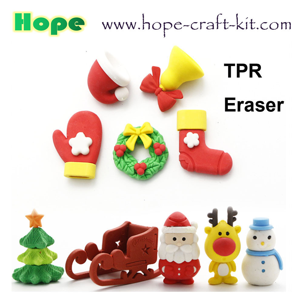 Cheap OEM ODM TPR PVC Erasers Kids Stationery supplies 3D Animal, Food, Plant, Vegetables, Fruits  disassembled and assembl wholesale