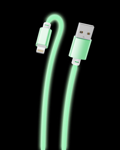 China Dark Glow Fast 100W Iphone Lightning USB Cable IOS Charging And Data Sync Cable for sale