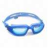 Buy cheap One-piece Sport Glasses with Silicone Frame Material and PC Nose Bridge from wholesalers