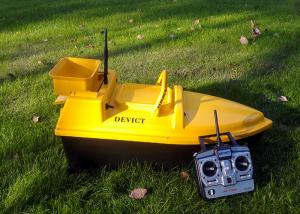 Cheap Radio controlled bait boat  DEVC-103 yellow DEVICT battery rc model wholesale
