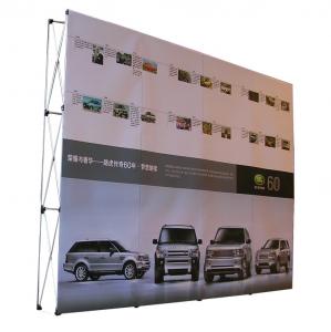 Cheap Easy Installation Trade Show Backdrop Displays Folding Banner Stand Smooth Surface wholesale