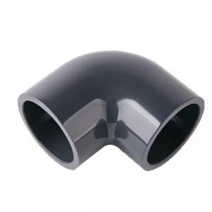 Black PN25 PVC 90 Degree Elbow Plastic Pipe Fittings 20mm-110mm