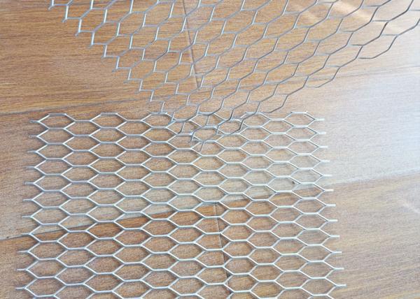 Quality 25mm Thick Diamond Mesh Metal Sheet Aluminum Wire Netting Iron Stretched for sale