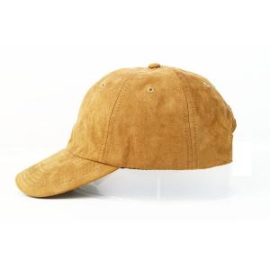Cheap Wholesale Suede Yellow Customize Blank leather strap metal buckle baseball Hats Caps wholesale