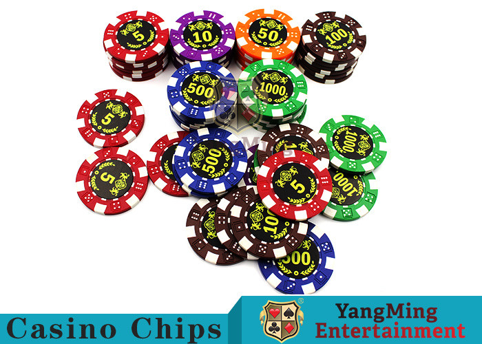 Cheap Good Printing Non - Faded Casino Royale Poker Chips With Special ABS Material wholesale