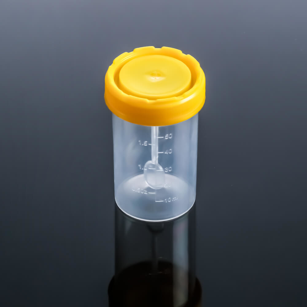 China Medical grade Plastic Urine Specimen Cup Gamma radiation EO Sterilized on sale