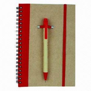 Cheap Recycled Paper Notebook Set, Measures 18 x 12.5cm wholesale