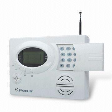 China Wired/Wireless Alarm Control Panel with Digital Keypad and Large LCD Screen for sale