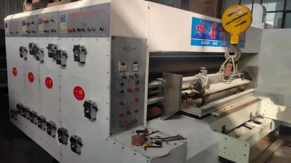 Quality 440V Servo Pressureless Carton Printer Machine Leading Edge Paper Feeding System for sale