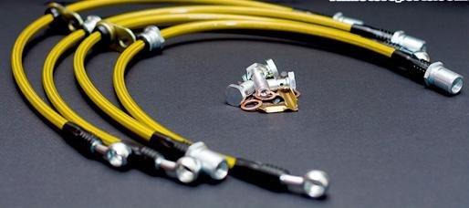 TS16949 ISO CERTIFICATED DOT SAE J1401 Standard1/8" motorcycle colored stainless steel braided brake hose line