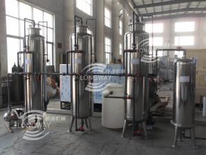 China Different working capacity Stainless steel reverse osmosis ro pure water production line/ pure water treatment on sale