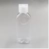 Buy cheap Customized PET Plastic Oval Flat Hand Sanitizer Squeeze Bottle With Flip Top Cap from wholesalers