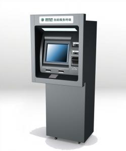Cheap Self Service Through The Wall ATM Machines For Cash / Money Depositing And Dispensing wholesale