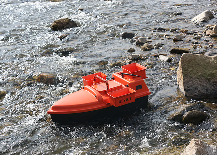 Cheap Bait boat fish finder DEVC-202 orange , carp for fishing bait boats wholesale